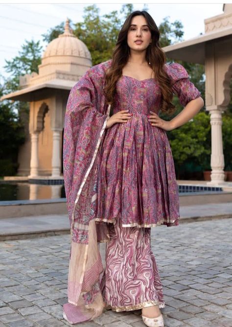 New lawn short frock and sharara for summer 2023 Sharara Frock Design, Lawn Short Frocks Design, Short Frock With Sharara, Frock And Sharara, Lawn Frock Design, Beginner Henna, Short Frocks, Short Frock, Beginner Henna Designs