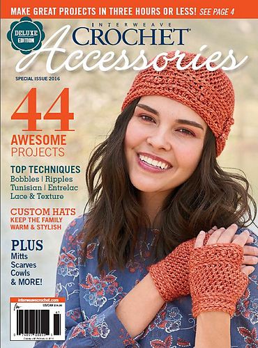 Ravelry: Interweave Crochet, Accessories 2016 Interweave Crochet, Diy Magazine, Crochet Magazine, Knitting Magazine, Knitting Books, Crochet Books, Crochet Chart, Love Crochet, Crochet Home