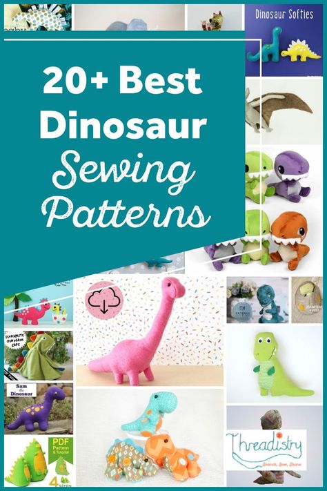 T Rex Stuffed Animal Sewing Pattern Free, Dinosaur Soft Toy Pattern Free, Fabric Dinosaur Pattern Free, Dino Pillow Pattern, Dino Pattern Sewing, How To Sew A Dinosaur, Plush Dinosaur Pattern, Diy Dinosaur Stuffed Animal, Stuffed Dinosaur Pattern Free Sewing