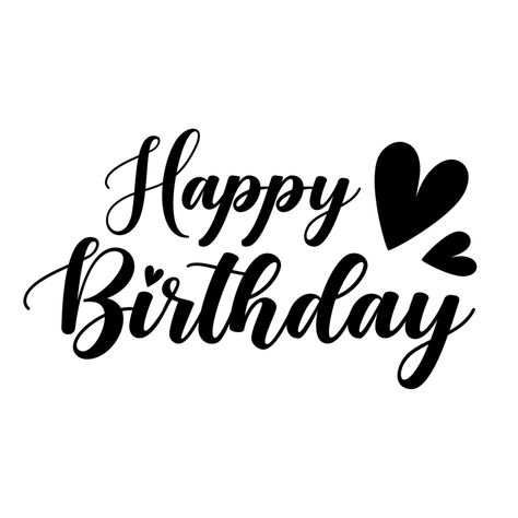 Happy Birthday In Cursive, Happy Birthday Hand Lettering, Free Cursive Fonts, Happy Birthday Font, Cricut Birthday Cards, Happy Birthday Words, Free Handwritten Fonts, Happy Birthday Png, Birthday Icon