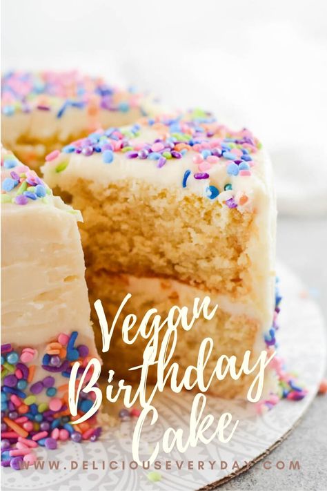 Dairy Free Buttercream, Vegan Buttercream Frosting, Vegan Vanilla Cake, Vegan Birthday, Vegan Buttercream, Vegan Birthday Cake, Vanilla Birthday Cake, Dairy Free Cream, Vegan Carrot Cakes