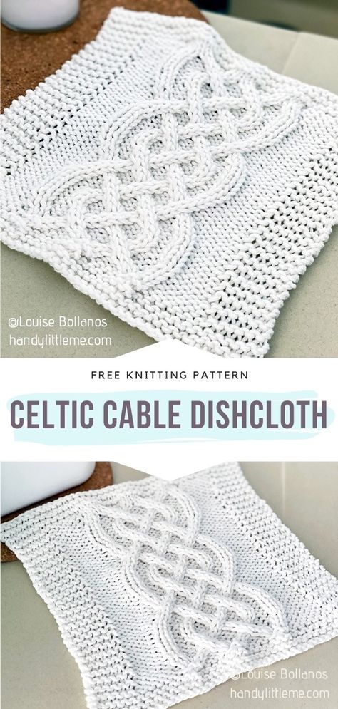 Cable Stitch Knitting Pattern, Celtic Knot Knitting Pattern Free, Celtic Cable Knit Patterns Free, Free Cable Knitting Patterns, Celtic Knitting Patterns Free, Celtic Cable Knit Patterns, Knit Objects, Irish Knitting Patterns, Celtic Crochet