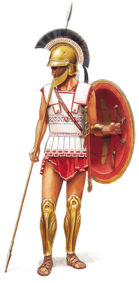 Hoplite infantryman during the Peloponnesian war. The shift towards lighter… Ptolemaic Egypt, Greek Soldier, Punic Wars, German Soldier, Classical Greece, Hellenistic Period, Historical Warriors, Ancient Armor, Greek Warrior