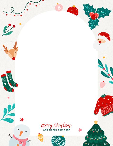 Here are over 50 festive Christmas border paper templates you can download for free. These free printable Christmas paper templates are great for writing festive letters during the holiday season.rnrnWith over 50 unique Christmas themed writing paper templates to pick from you're guaranteed to find a Christmas border paper free printable to fit your needs.rnrnHead over to our website today to download one or more of these holiday border paper free templates to use during the Christmas season. Christmas Card Borders Template, Christmas Border Paper, Christmas Page Borders, Christmas Borders Free Printable, Free Christmas Borders, Christmas Borders, Christmas Freebie, Merry Christmas Poster, Free Printable Templates