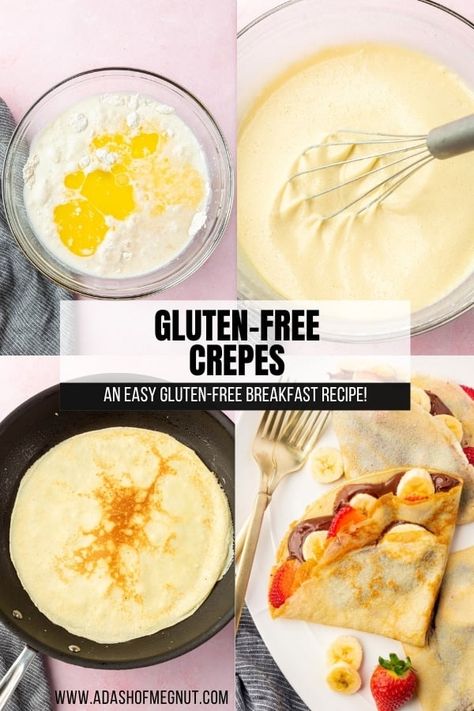 Eggless Crepe Recipe, Gluten Free Crepe, Gluten Free Crepes Recipe, Vegan Crepes Recipe, Stuffed Crepes, Vegan Crepes, Crepe Suzette, Gluten Free Crepes, Crepes Filling