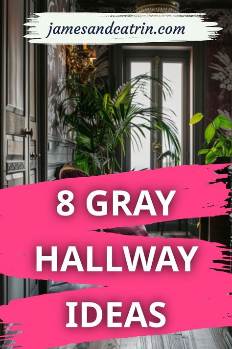 Discover the elegance of gray hallway ideas in our latest roundup. These designs showcase how versatile gray can be, from creating a serene atmosphere to making bold statements. 🎨🚪 Add personality with unique decor accents and lighting fixtures. #GrayHallwayIdeas Grey Entryway Ideas, Gray Hallway Ideas, Grey Entryway, Statement Hallway, Grey Hallway Ideas, Gray Hallway, Gray Entryway, Hall Ways Ideas, Grey Hallway