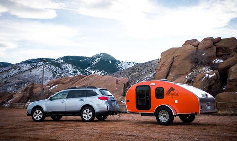 2019 Subaru Outback, Light Travel Trailers, Trailer Camper Conversion, Cargo Trailer Camper Conversion, Mini Cooper Custom, Small Camper Trailers, Lightweight Travel Trailers, Dog Music, Teardrop Camper Trailer