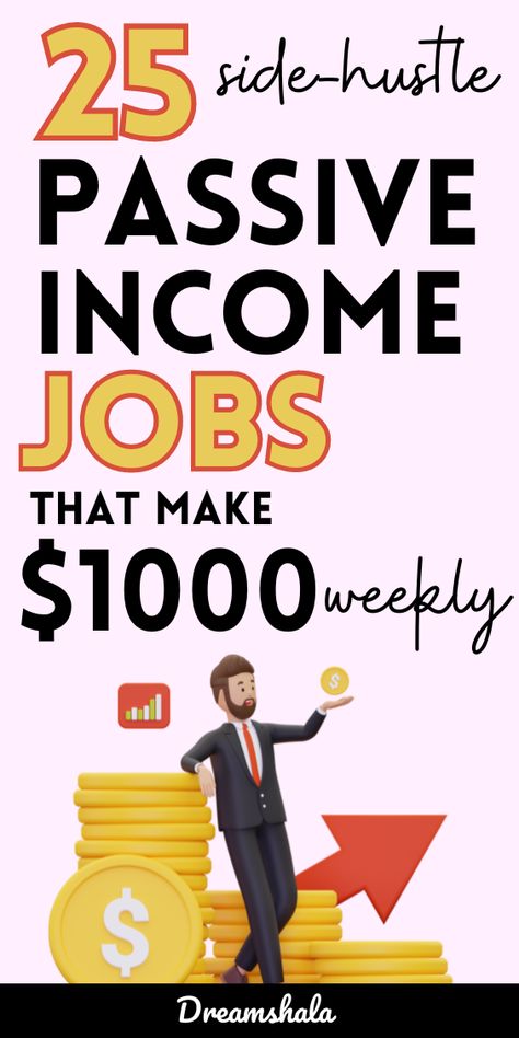 Starting your journey to passive income? Explore these creative side hustle work from home job ideas for beginners. Discover how to make money passively from the comfort of home with easy and effective strategies. From affiliate marketing to rental income, these are the best ways to generate passive income streams online. Start building your wealth effortlessly today! Simple Business Ideas, Ways To Make Passive Income, Income Generating Ideas, Easy Passive Income Ideas, Best Passive Income Ideas, How To Make Passive Income, Passive Income Ideas For Beginners, Passive Income Amazon, Passive Income Ideas