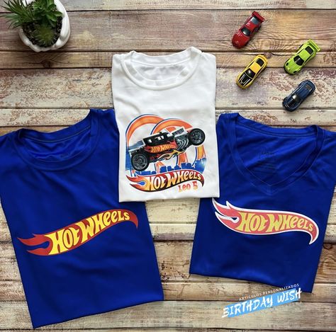 Hot Wheels Birthday Tshirt, Hot Wheels Birthday Party Shirts, Hot Wheels Birthday Shirt Family, Hot Wheels Birthday Shirt, Hot Wheels Themed Birthday Party, Hot Wheels Cake, Hotwheels Birthday Party, Birthday Balloons Pictures, Birthday Pinata