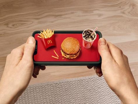 Advertisement by Cossette, Canada Mcdonald's App, 광고 디자인, Ad Of The World, Publicidad Creativa, Delivery App, Food Ads, Foods Delivered, Media Sosial, Creative Ads