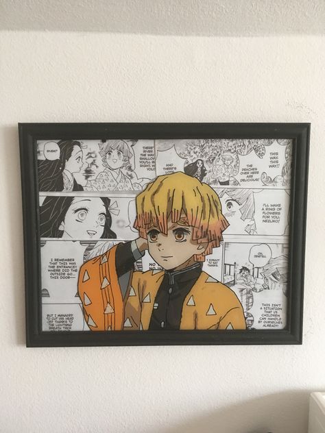 Anime Art Projects, Anime Collage Drawing, Anime Wall Painting Ideas, Anime Glass Art Painting, Hunter X Hunter Glass Painting, Room Ideas Anime Wall Art, Anime Glass Painting, Aot Anime Canvas Painting, Anime Painting On Glass Frame