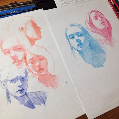 Polubienia: 28.8 tys., komentarze: 168 – @elfandiary na Instagramie: „✏️ practice/study” Colored Pencil Portrait, Arte Sketchbook, Arte Inspo, Art Et Illustration, Sketchbook Inspiration, Pencil Portrait, Drawing Challenge, Manga Illustration, Leonardo Dicaprio