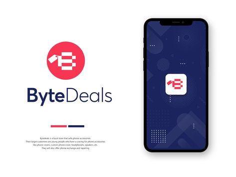 Byte Deals Logo Concept by Jahid Hasan Byte Logo, Deals Logo, Customized Phone Covers, Facebook Business Account, Tech Logo, Target Customer, Ecommerce Logo, Facebook Business, Logo Concept