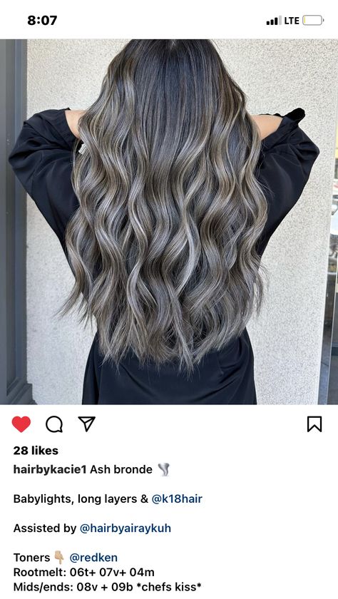 Ashy Hair Formulas, Grey Formula Shades Eq, Redken Shades Eq Grey Formula, Mushroom Brown Hair Color Formula Redken, Ashy Brown Hair Balayage Formula, Ashy Shades Eq Formula, Redken Ash Blonde Formula, Redken Grey Color Formulas, Ash Blonde Formula Shades Eq