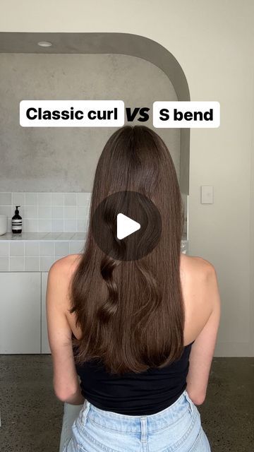 Chantelle Spurling on Instagram: "Have you ever tried S bend curls⁉️

This is my second time trying them…TBH they always looked hard and technical so I shied away from trying them...I was pleasantly surprised at how much easier they were to do that why I envisaged.

The S bend gives a very flat wave with little to no expansion/volume in your curl. You would like this technique if you love wearing your hair straight hair but want a little bit of movement. 

Let me know your thoughts x 

Created using @ghdhair_anz limited edition platinum + straightener. 

#ghdhair #ghdhairpro #ghdpro #ghdanz #ghdpartner #ghdbrandedcontent #ghdplatinumplus" Curling Just The Ends Of Hair, Utah Curls Straight Ends, Slight Bend In Hair How To, How To Curl Stubborn Straight Hair, How To Trim Your Own Hair Split Ends Curly Girl, Ghd Hair, Branded Content, Hair Straight, Straight Hair