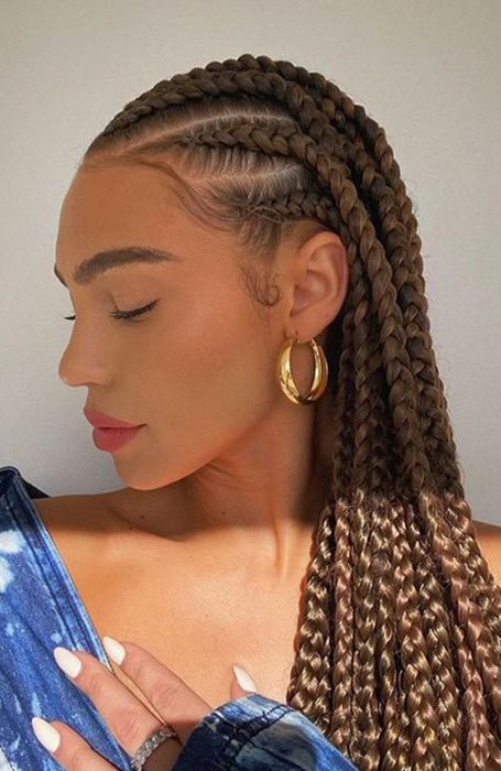 25 Tribal Braids That are So Hot Right Now - The Trend Spotter Braids Goddess, Goddess Braids Hairstyles, Braided Cornrow Hairstyles, Hair Guide, Fulani Braids, Girls Braids, Cornrow, Cornrow Hairstyles, African Braids Hairstyles