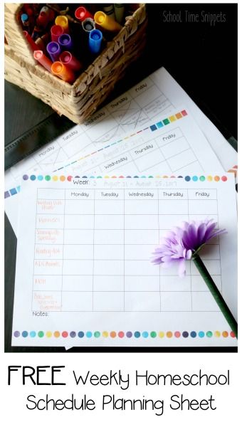 Free Homeschool Planner, Homeschool Schedule Printable, Homeschool Checklist, Schedule Printable Free, Weekly Checklist, Planning School, Printable Schedule, Homeschool Routine, Schedule Printable