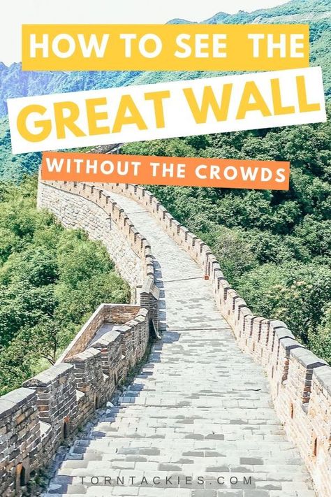 Are you visiting China? Beijing is must for your China itinerary! Check out this post of one of the best things to do near Beijing! great wall of china | backpacking asia | asia inspiration | travel destinations | bucket lists | travel bucket list | beijing travel | international travel | where to travel | places to travel #travelingtips #travelphotography #solotravel #travelgoals #travelbucketlist #letstraveltheworld #asia #beijing China Itinerary, Greatwall China, Travel International, China Travel Guide, Beijing Travel, China Beijing, Visit China, Backpacking Asia, Travel Destinations Bucket Lists