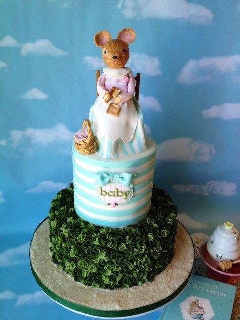 Cake Pops Baby Shower Girl, Beatrix Potter Cake, Baby Shower Cupcakes For Girls, Peter Rabbit Cake, Baby Shower Cakes Girl, Baby Shower Cake Pops, Rabbit Cake, Baby Shower Girl, Cake Central