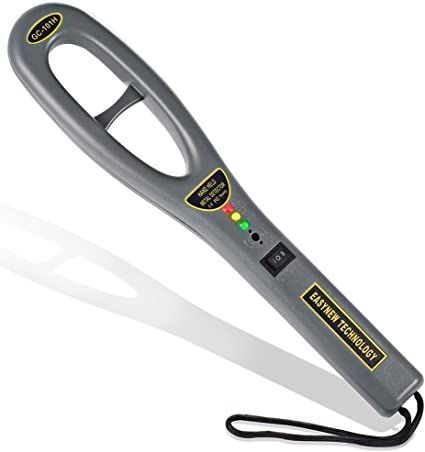 Hand Held Metal Detector,V-Resourcing Portable High Sensitivity Metal Detector for Security Inspection Hand Wand, Portable Battery, Metal Detector, Electrical Supplies, Kids Entertainment, Wrist Strap, Power Tools, Power Source, Easy To Use