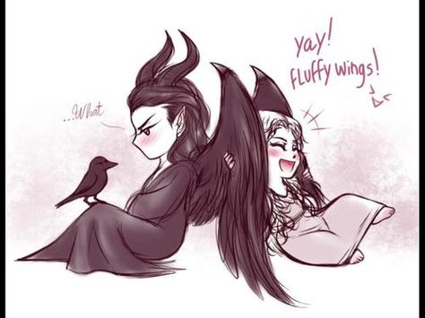 . Maleficent X Aurora, Maleficent And Aurora, Maleficent Aurora, Maleficent Art, Maleficent 2014, Humor Disney, Maleficent Movie, Evil Disney, Disney Maleficent