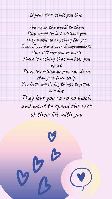 Ways To Tell Your Best Friend You Love Them, Things To Say To Ur Best Friend, How To Tell Your Best Friend U Love Them, Things To Send To Your Bestie On Their Birthday, Love You Bestie, Stories That Will Make You Cry, Love You Too Bestie Meme, Best Friend Quiz, Friend Quiz