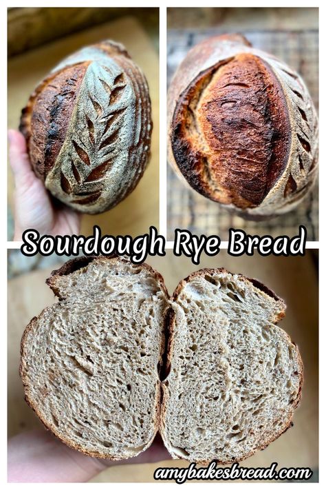 Recipes With Rye Flour, Rye Sourdough Starter, Sourdough Rye Bread, Sourdough Rye, Sourdough English Muffins, Rye Bread Recipes, Whole Wheat Sourdough, Sourdough Bread Starter, German Bread