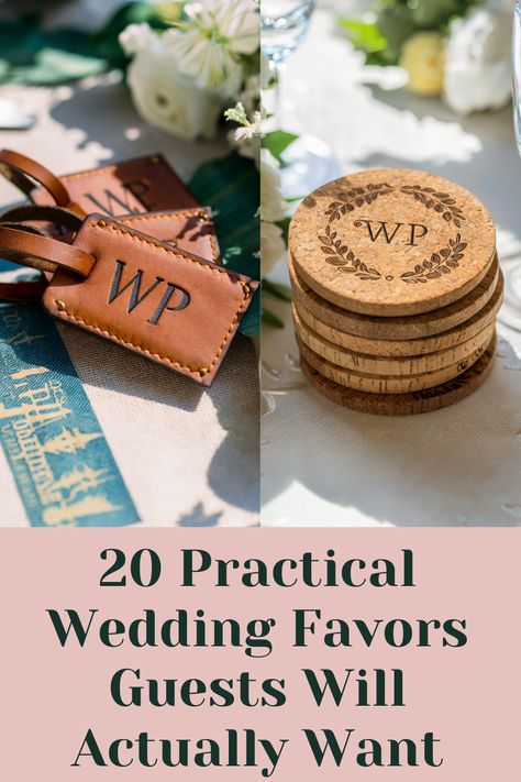 20 Wedding Favors People Will Actually Want and Use Woodsy Wedding Favors, Key West Wedding Favors, New Year’s Eve Wedding Favors, Wedding Favors People Actually Want, Wedding Souvenirs For Guests Unique, Unique Wedding Favors For Guests, Cheap Wedding Favors, Budget Wedding Favours, Wedding Reception Party Favors