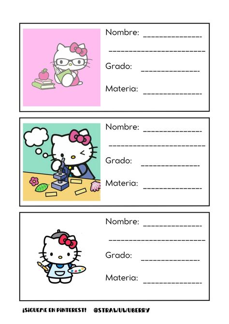 Etiquetas para libretas de Hello Kitty para imprimir Regreso a clases Sanrio Aesthetic Hello Kitty Stickers, Kitty Aesthetic, Hello Kitty Aesthetic, Hello Kitty Collection, Paw Patrol, Glow Up?, Sofia, Back To School, Hello Kitty