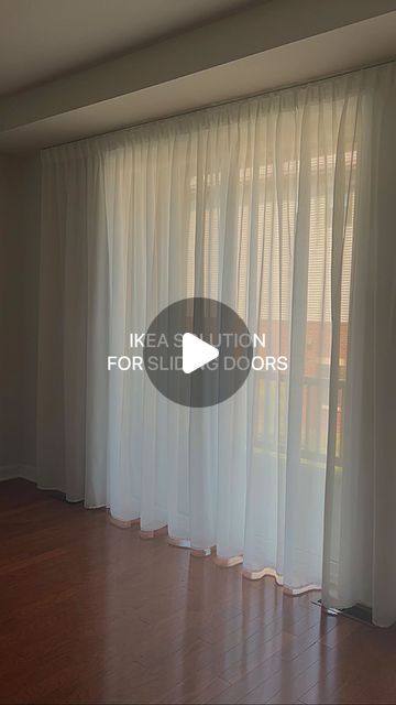 Natalia on Instagram: "Saying yes to privacy. Love this simple minimalistic design.   You can find all items at IKEA.   1. VIDGA Single track rail, included ceiling fittings 2. VIDGA Glider with hook 3. HILJA Curtains in three different sizes  4. RIKTIG Curtain hook  This Reel is not sponsored. All items were bought with my own money.   #ikeausa #ikeausafinds #ikeahaul #ikeafavorites #ikeashopping #ikealove #homedecoration #homedecor #homedecorating #vidgaikea #hiljaikea" Ceiling Curtain Track Living Room, Ceiling Rail Curtain, Ikea Ceiling Track Curtains, Voile And Curtains Together, Curtain Rails Living Room, Ikea Ceiling Curtains, Vidga Ikea Curtains Hack, Vidga Ikea Curtains Ceiling, Hilja Curtains Ikea