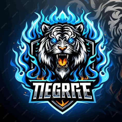 Premium Vector | An esports logo of flames tiger Tiger Vector, Tiger Artwork, Best Friends Cartoon, Tiger Illustration, Esports Logo, Game Logo Design, Tiger Logo, Friend Cartoon, Butterfly Tattoo Designs