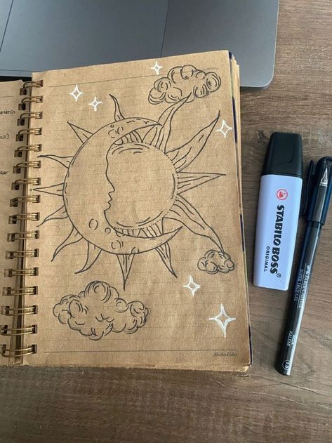 Seni Dan Kraf, Meaningful Drawings, Art Tools Drawing, Easy Doodle Art, Easy Doodles Drawings, Book Art Diy, Doodle Art Designs, Mini Drawings, Dessin Adorable