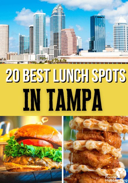 Top 20 Places to Get the Best Lunch in Tampa! From Tacos to Burgers, We’ve Got You Covered. - Florida Hipster Restaurants In Tampa Florida, Best Burrito, Taco Place, Busch Gardens Tampa Bay, Lunch Cafe, Lunch Places, Travel Florida, Chicken And Cabbage, Florida Adventures