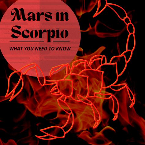 Mars is the planet that rules our drives and desires, including those of an intimate nature. Learn what Mars in Scorpio can mean for men and women and how the placement can affect emotions like anger and desire. Scorpio Mars Hair, Mars In Scorpio Man, Mars In Scorpio Women, Understanding Astrology, Mars In Scorpio, Scorpio Mars, Scorpio Characteristics, Scorpio Compatibility, Sun In Scorpio