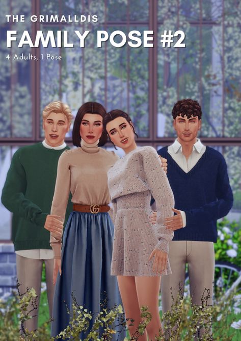 Adult Family Poses, Sims Family, Sims 4 Poses, Sims Poses, Toddler Poses, Sims 4 Family, 4 Poses, Sibling Poses, Family Portrait Poses