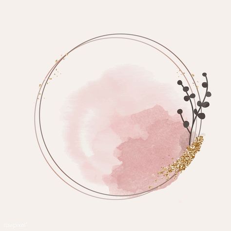 Glittery round floral frame vector | premium image by rawpixel.com / marinemynt Premium Illustration, Zestaw Ikon, Floral Logo Design, Logo Floral, Frame Vector, 카드 디자인, Floral Logo, Flower Background Wallpaper, 背景 シンプル