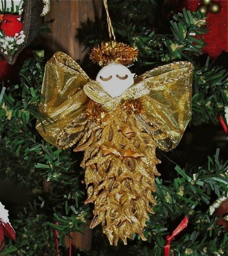 The Free Money-Saving Tips Ezine: Homemade Christmas Ornaments: Magnolia Pod Angel Magnolia Christmas Decor, Target Christmas Decor, Diy Magnolia Wreath, Homemade Christmas Ornaments, Glam Christmas Decor, Silver Christmas Decorations, Rose Gold Christmas, Christmas Chalkboard, Felt Christmas Decorations