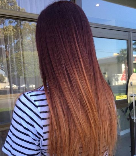 The 50 Sizzling Ombre Hair Color Solutions for Blond, Brown, Red and Black Hair Natural Ombre Hair, Grey Balayage, Reverse Ombre Hair, Best Ombre Hair, Hair Color Mahogany, Mahogany Hair, The Right Hairstyles, Honey Balayage, New Hair Look