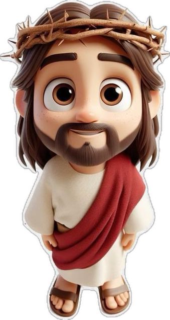 Bible Cartoon, Jesus Cartoon, Jesus Christ Painting, Bible Illustrations, Jesus Photo, Bible Lessons For Kids, Jesus Images, Disney Princess Art, Jesus Art