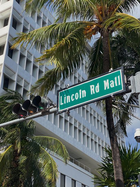 Lincoln Road, Beach Days, Beach Day, Highway Signs, Places Ive Been, Lincoln, Miami, Road