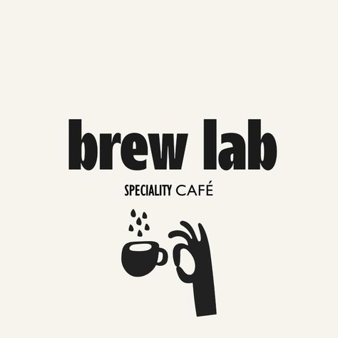 Brand identity for Brew Lab cafe. Elevate your coffee experience☕️ Cafe Brand Identity Design, Coffee Brand Identity, Cafe Branding Identity, Coffee Label Design, Bakery Branding Design, Coffee Vibes, Identity Logo Design, Brand Identity Logo, Bakery Branding