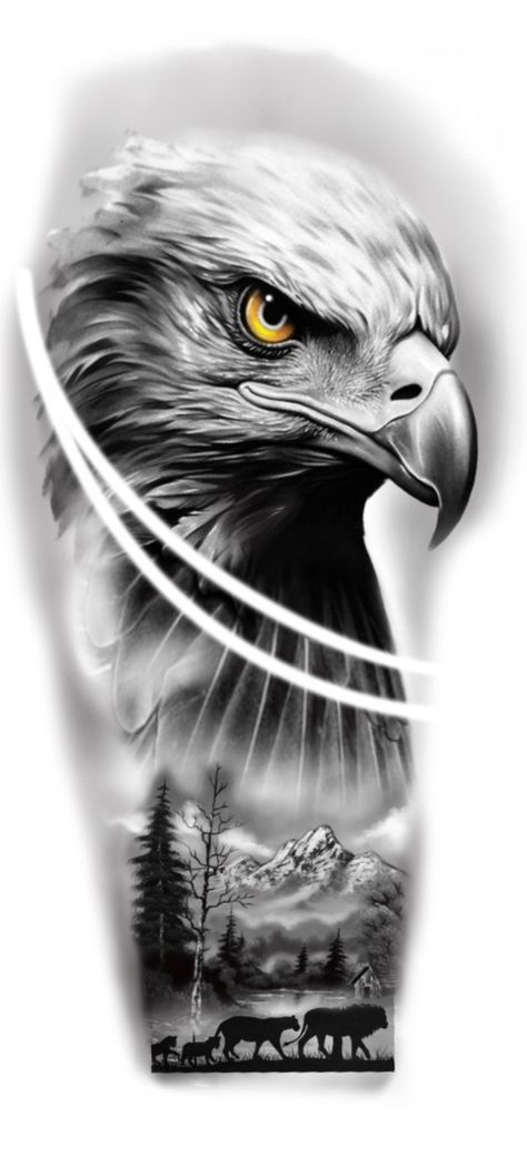 Eagle Tattoo On Neck Men, Eagle Tattoos Design, Eagle Knee Tattoo Men, Eagle Calf Tattoo Men, Golden Eagle Tattoo Design, Mens Eagle Tattoo, Eagle Sleeve Tattoo Men, Eagle Tattoo Design Men, Realism Eagle Tattoo