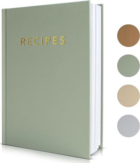 Amazon.com: Aesthetic Blank Recipe Book with Waterproof Cover - The Perfect Recipe Notebook To Write In Your Own Recipes - Beautiful Blank Cookbook to Organize Your Recipes : Home & Kitchen Blank Cookbook, Recipe Notebook, Diet Restrictions, Gift Guides, Unique Recipes, Office Products, Perfect Food, Recipe Collection, Yummy Snacks