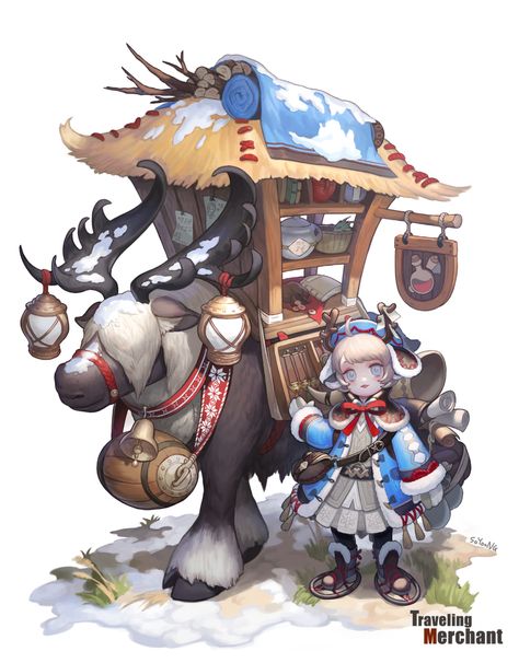 Dnd Merchant, Traveling Merchant, Star Suit, Pixiv Fantasia, Dungeons And Dragons Classes, Game Character Design, 판타지 아트, Environment Concept Art, 영감을 주는 캐릭터