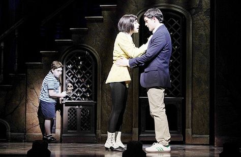 Show Photos - Addams Family (bway) - Adam Riegler - Krysta Rodriguez - Wesley Taylor Addams Family Original, Addams Family Broadway, Adams Family Costume, Wesley Taylor, Addams Family Musical, Broadway Playbills, Costume Couple, Addams Family Costumes, Theatre Geek