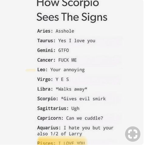 Scorpio secret crush on Pisces Taurus X Pisces, Scorpio X Pisces, Pieces And Scorpio, Zodiac Signs Scorpio, Zodiac Funny, Zodiac Signs Pisces, Zodiac Signs Gemini, Zodiac Signs Horoscope, Zodiac Horoscope