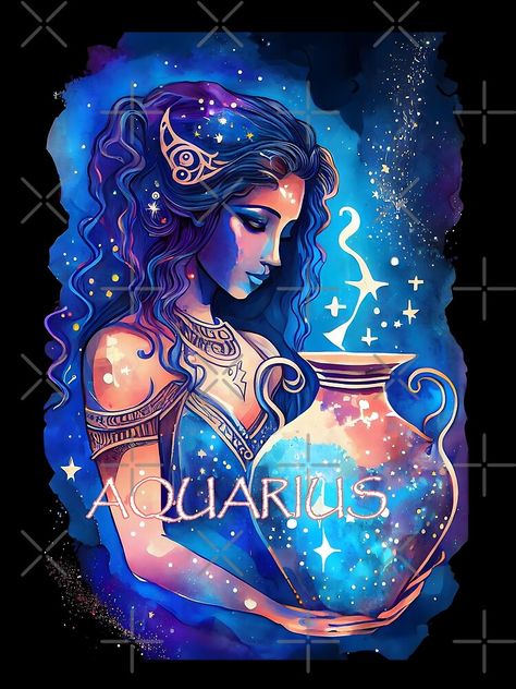 Aquarius Pictures Art, Zodiac Signs Aquarius Art, Aquarius Images Art, Zodiac Art Aquarius, Aquarius Hair, Aquarius Pictures, Aquarius Goddess, Zodiac Aquarius, Aquarius Zodiac Sign