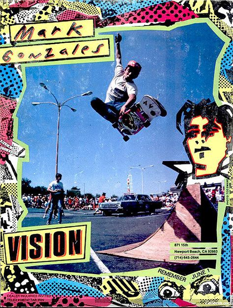 Vision Skateboards, Classic Skateboard, Skateboard Photos, Mark Gonzales, Old School Skateboards, Skate Photos, 90s Skate, Skate And Destroy, Vintage Skateboards