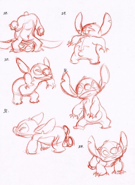 lilo and stitch Stitch Concept Art, Stitch Character Design, Chris Sanders, Lilo And Stitch Characters, Disney Doodles, Magic Runes, Lilo And Stitch Drawings, Stitch Character, Stitch Drawing