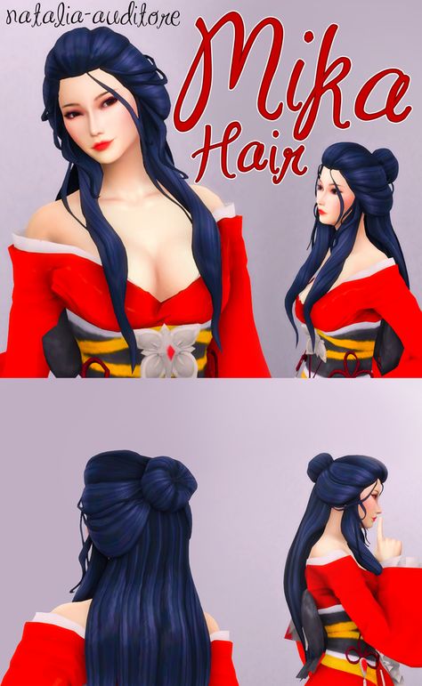 Sims 4 Inuyasha Cc, Sims 4 Cc Asian Hair Maxis Match, Natalia Auditore, Asian Sims, Sims 4 Challenges, Sims 4 Anime, Pelo Sims, Sims 4 Mm Cc, Sims 4 Game Mods